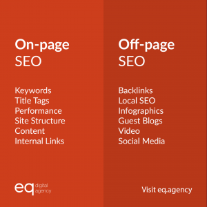 on-page vs off-page seo